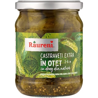 Raureni | Castraveti in otet 490g
