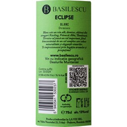 Eclipse | Vin alb demisec  0.75L
