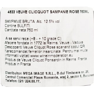 Veuve Clicquot | Sampanie roze 0.75L