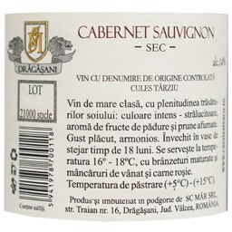 Casa Isarescu | Rezerva | Vin rosu Cabernet Sauvignon 0.75l