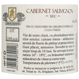 Casa Isarescu | Rezerva | Vin rosu Cabernet Sauvignon 0.75l