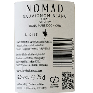 Nomad | Vin alb sec Sauvignon Blanc 0.75L