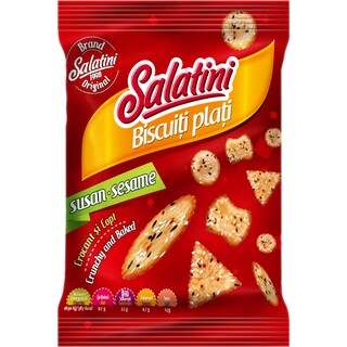 Salatini | Biscuiti plati cu susan 80g