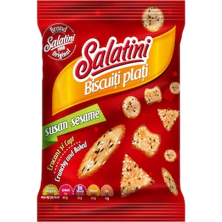 Salatini | Biscuiti plati cu susan 80g
