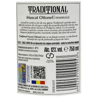 Jidvei | Traditional | Vin alb demidulce 750ml