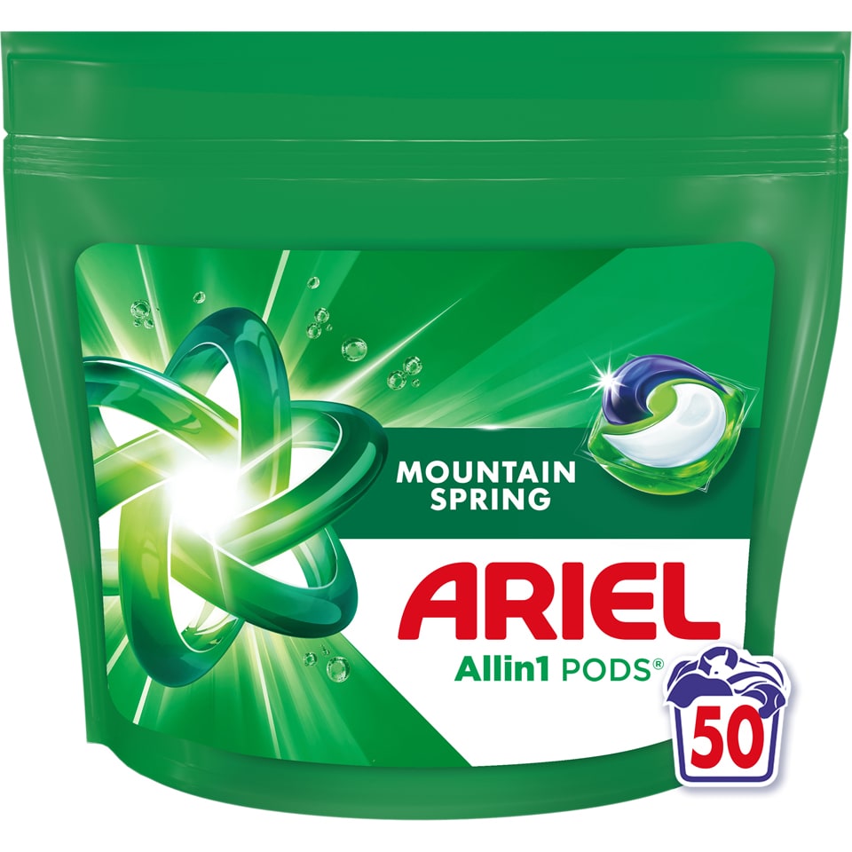 Ariel | Detergent Mountain Spring, 50 capsule