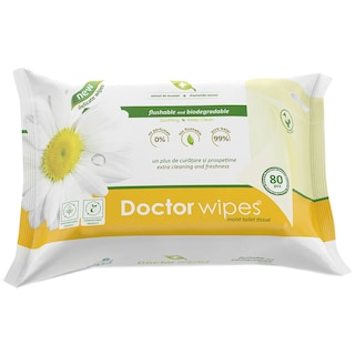Doctor Wipes | Hartie igienica umeda, 80 buc.