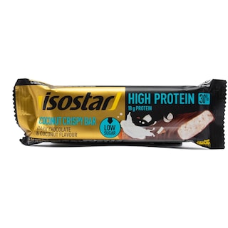Isostar | Baton proteic crocant cu ciocolata neagra si cocos 55g