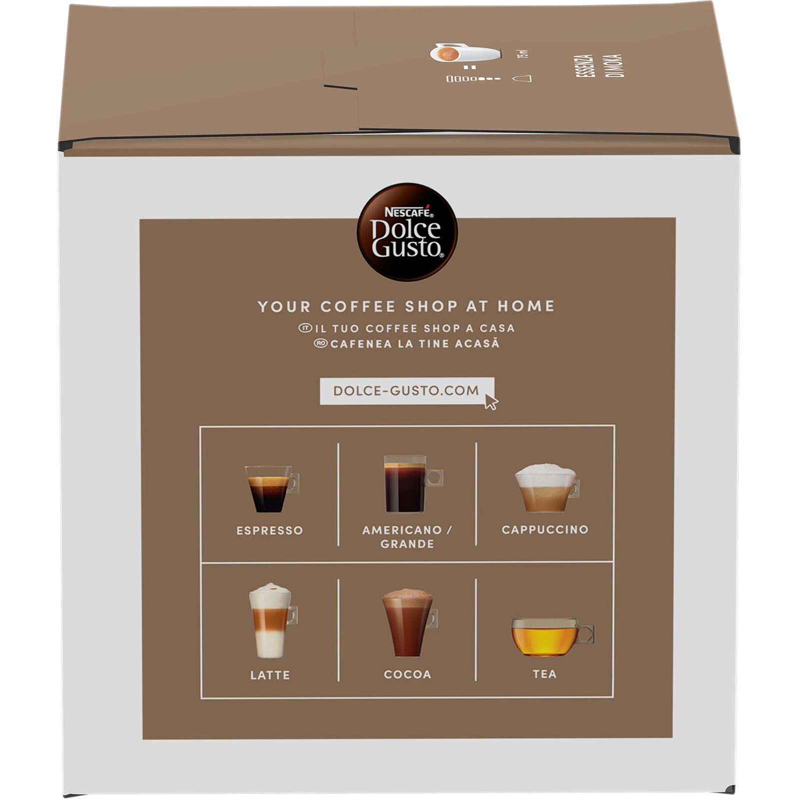 Nescafe | Dolce Gusto | Cafea Essenza di Moka, 16 capsule | Mega-image