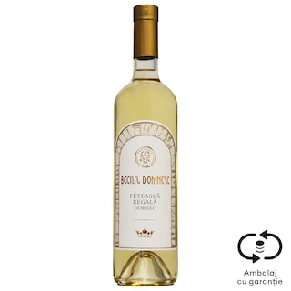 Beciul Domnesc | Vin alb demisec Feteasca Regala 0.75L