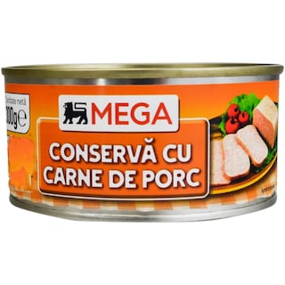 MEGA | Conserva cu carne de porc 300g