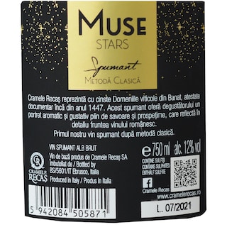 Recas | Vin spumant Muse Stars 0.75L