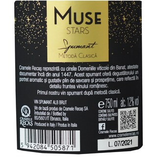 Recas | Vin spumant Muse Stars 0.75L