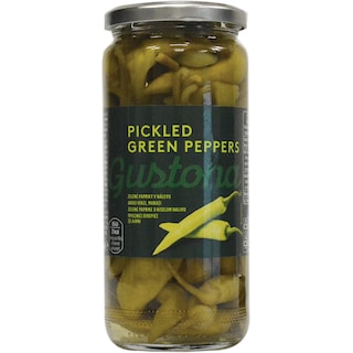 Gustona | Ardei verzi, murati 450g