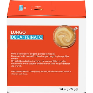 Nescafe | Dolce Gusto | Cafea Lungo Decaffeinato, 16 capsule
