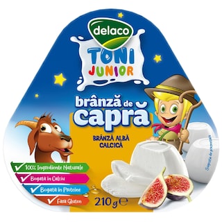 Delaco | Branza calcica de capra 210g