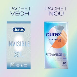 Durex | Prezervative Invisible XL 10 bucati