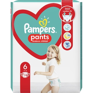 Pampers | Pants | Scutece chilotel bebelusi Marimea 6, 15+ kg, 19 buc