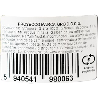 Valdo | Valdobbiadene Prosecco Superiore Marca Oro 0.75L