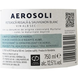 Aerosoli | Vin alb sec 0.75L
