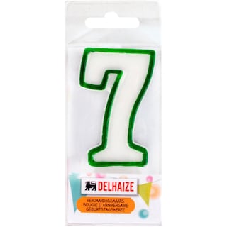 Delhaize | Lumanare aniversare cifra 7