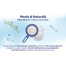Zewa | Hartie igienica umeda Camomile, 42 bucati