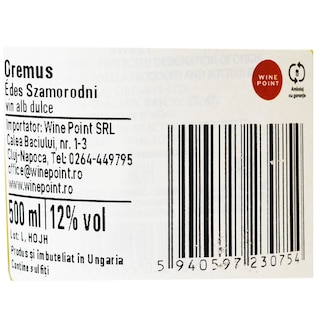 Oremus Szamorodni | Vin alb dulce 0.5L