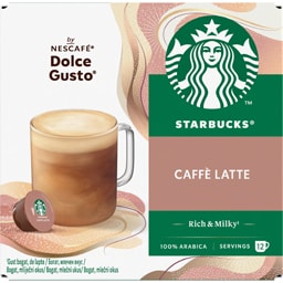 Starbucks | Cafea Caffe Latte, 12 capsule