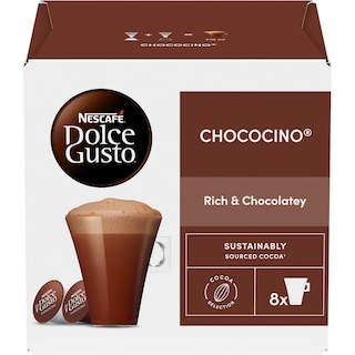 Nescafe | Dolce Gusto | Ciocolata calda Chococino, 16 capsule, 8 bauturi