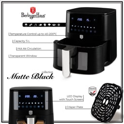 Berlinger Haus | Friteuza cu aer cald, 5L