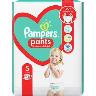 Pampers | Pants | Scutece chilotel bebelusi Marimea 5, 12-17 kg, 22 buc