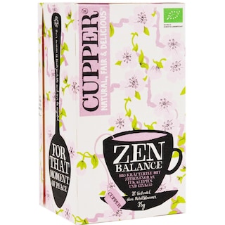 Cupper | Ceai bio Zen Balance, 20 plicuri, 35g
