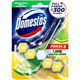 Domestos | Power 5 | Odorizant pentru toaleta lime 55g