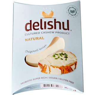 Delishu | Branza de caju natural fara gluten 100g