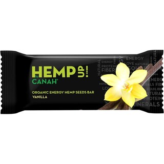 Canah | Hemp Up | Baton Eco cu seminte de canepa, vanilie si susan 48g