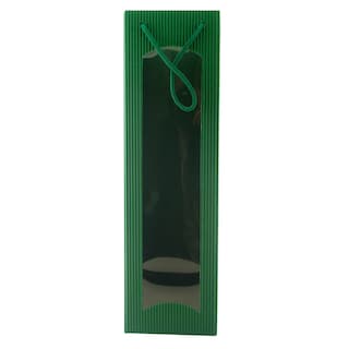 Cartobello | Punga pentru sticla porto verde brad marimea M 11.5x10.5x38.5cm