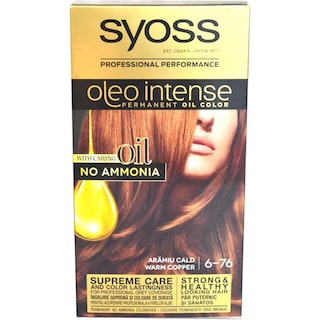 Syoss | Oleo Intense | Vopsea de par Aramiu cald 6-76