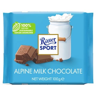 Ritter Sport | Ciocolata cu lapte 100g