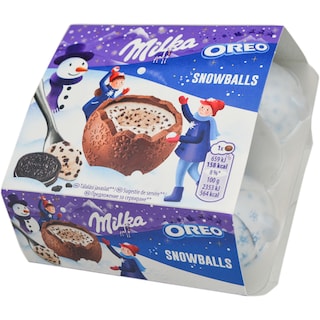 Milka | Bulgarasi de ciocolata cu lapte si Oreo 4x28g