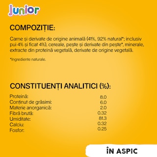 Pedigree | Hrana umeda cu pui, pentru caini Junior 400g