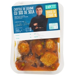 Chiftele de legume cu sos soia 280g