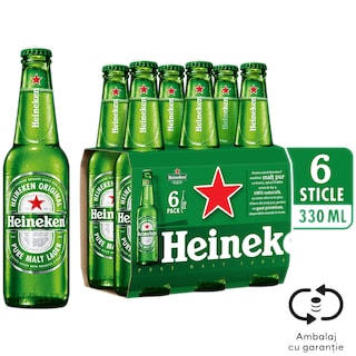 Heineken | Bere blonda 6x0.33L