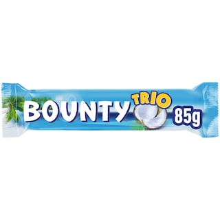 Bounty | Baton cu cocos invelit in ciocolata cu lapte Trio 85g