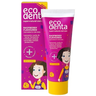 Ecodenta | Pasta de dinti pentru copii, cu aroma de zmeura 75ml