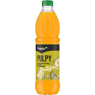 Cappy Pulpy | Bautura racoritoare necarbogazoasa cu suc de piersici, portocale si ananas 1.5L