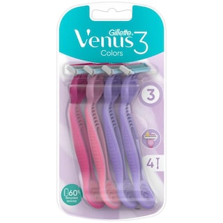Gillette | Venus | Aparat de ras, 3 lame, 4 bucati