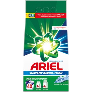 Detergent pudra Mountain Spring, 40 spalari 1buc