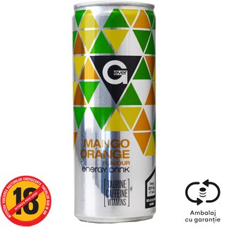 Ever-G | Bautura energizanta cu aroma de mango si portocalea 250ml