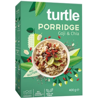 Turtle | Poriddge fara gluten Superfood bio 400g