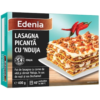 Edenia | Lasagna picanta cu 'Nduja 400g